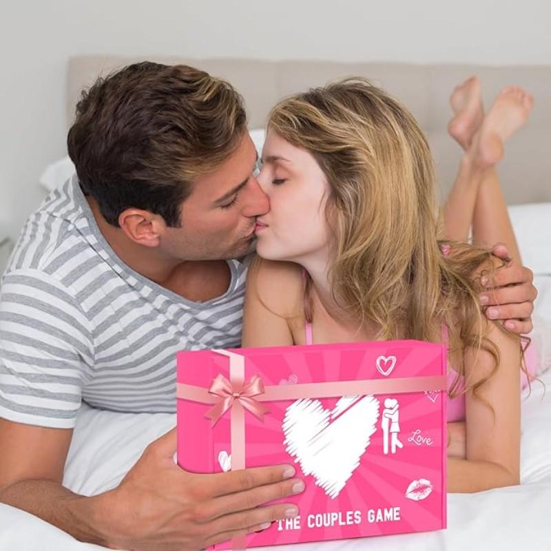 48 Piece Block Tower Jenga Game, Colorful Couple Dating Blocks, Romantic Date Night Challenge, Perfect Valentine's Day Gift