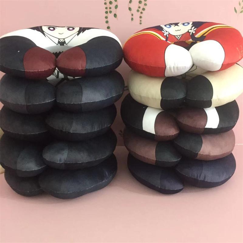 Bungou Stray Dogs Edogawa Rampo Cosplay Travel Neck Pillow Fyodor Dostoyevsky U-Shaped Plush Cushion Toy