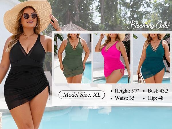 Blooming Jelly Tummy Control Mesh Sheer Sarong Wraps Women One Piece Swim Dress#TikTokShopHolidayHaul Blooming Jelly Tummy Control Mesh Sheer Sarong Wraps Women One Piece Swim Dress#TikTokShopHolidayHaul