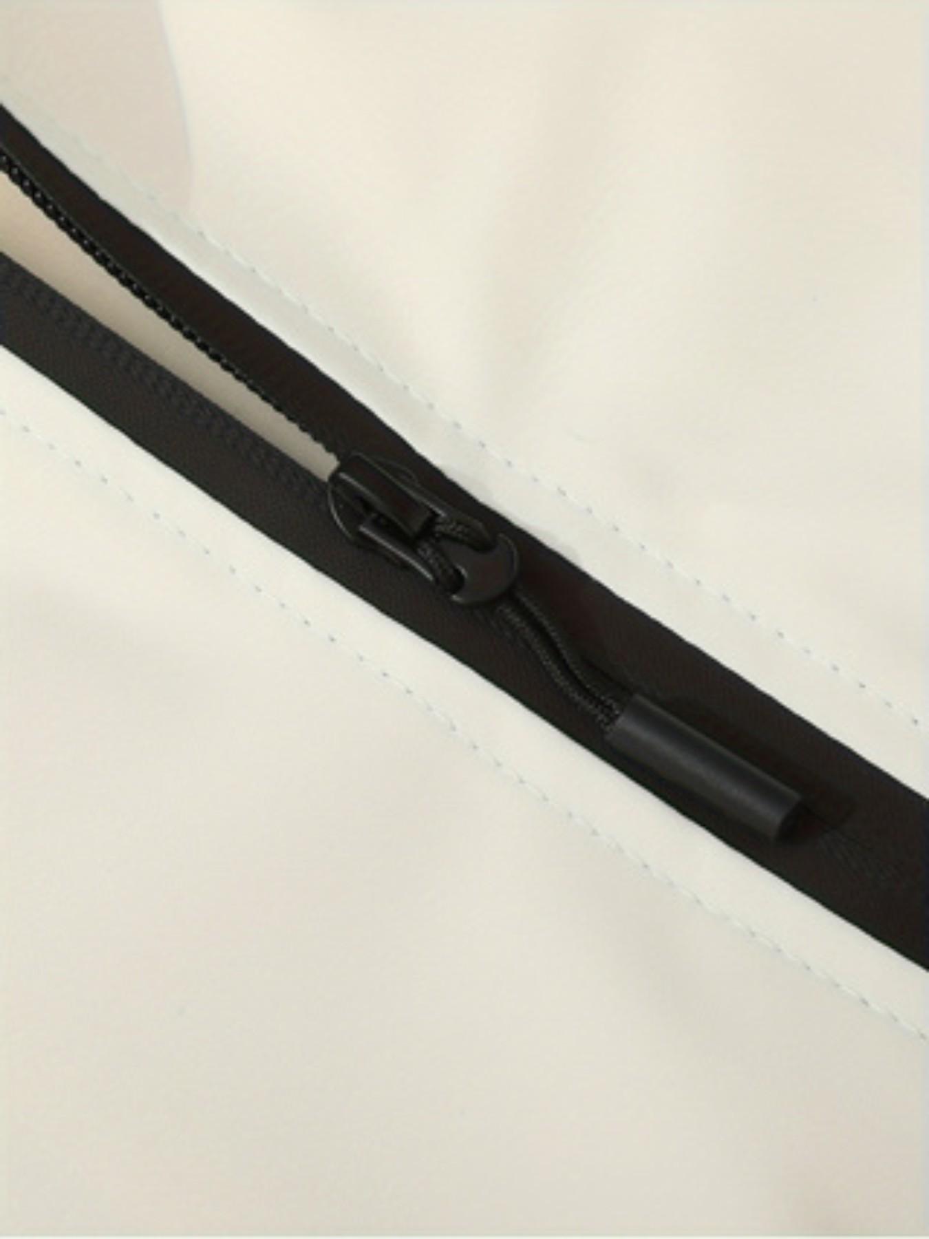 Bold Spider Print Hooded Jacket, Polyester Fabric, Stylish Spider Design, Casual Slim Fit, Spring & Fall Fashion Outerwear