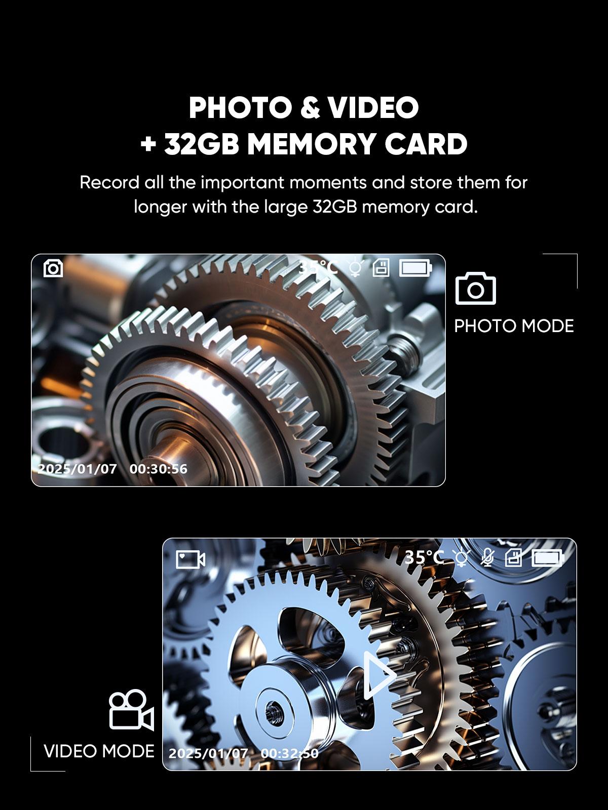 #TikTokShopSpringGlowUp SHEKAR 0.33in/0.23in/0.15in Two-Way Endoscope Camera with 32GB Card, 360° Rotatable Waterproof Borescope with Light, Articulated Snake Camera, Inspection Scope for Automotive, Mechanic, Wall, Vehicle, Drain, Home Improvement #TikTokShopSpringGlowUp SHEKAR 0.33in/0.23in/0.15in Two-Way Endoscope Camera with 32GB Card, 360° Rotatable Waterproof Borescope with Light, Articulated Snake Camera, Inspection Scope for Automotive, Mechanic, Wall, Vehicle, Drain, Home Improvement