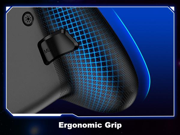 Switch Controllers for Switch/OLED Controller, Switch Wireless Pro Controller Joypad, Full-Size Ergonomic Handheld Mode Controller with Battery/RGB/Turbo/Programming