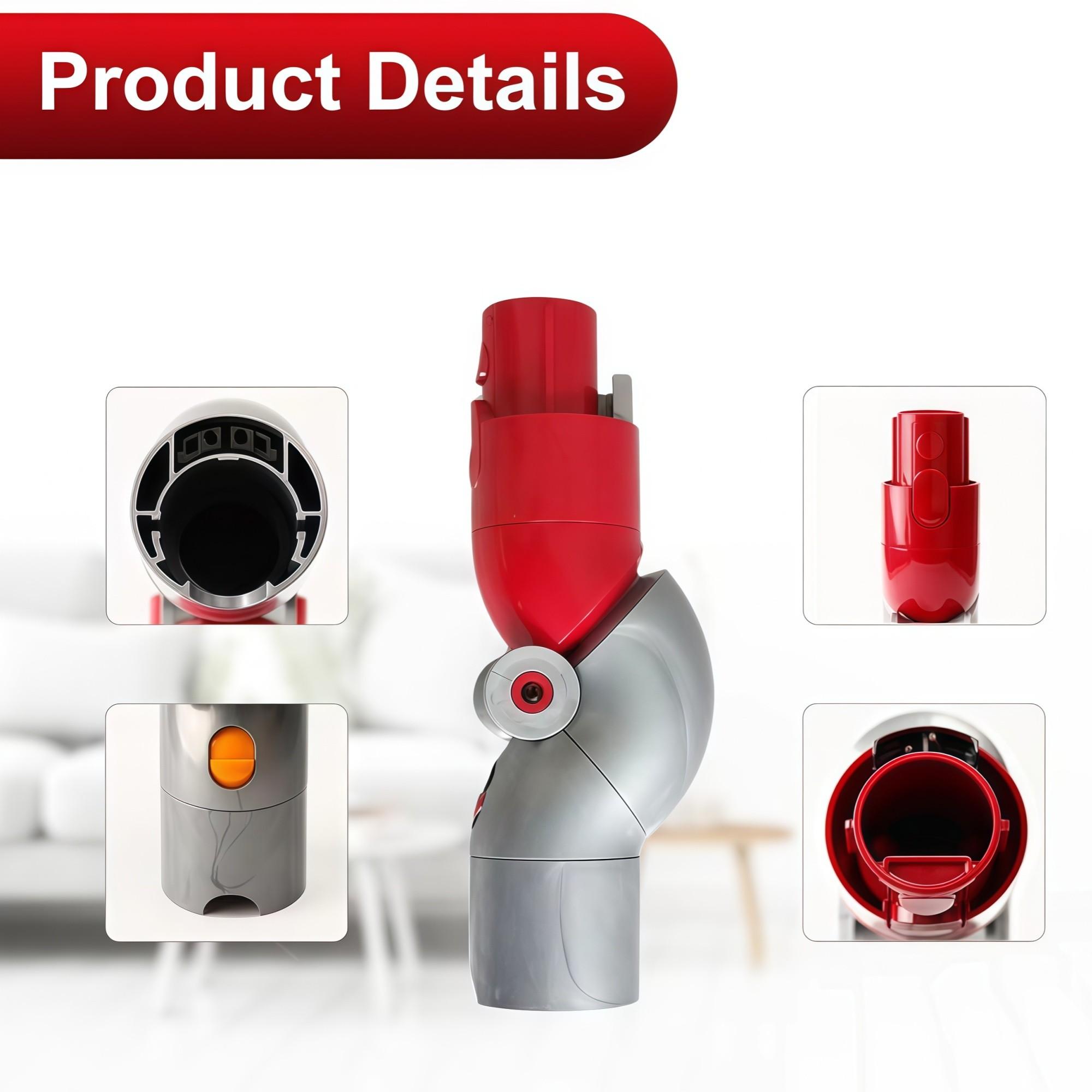 Quick Release Bottom Adapter Tool for Dyson V7/v8/v10/v11/v15 Vacuum Cleaners, Replacement Accessory, Essential Dusting Attachment