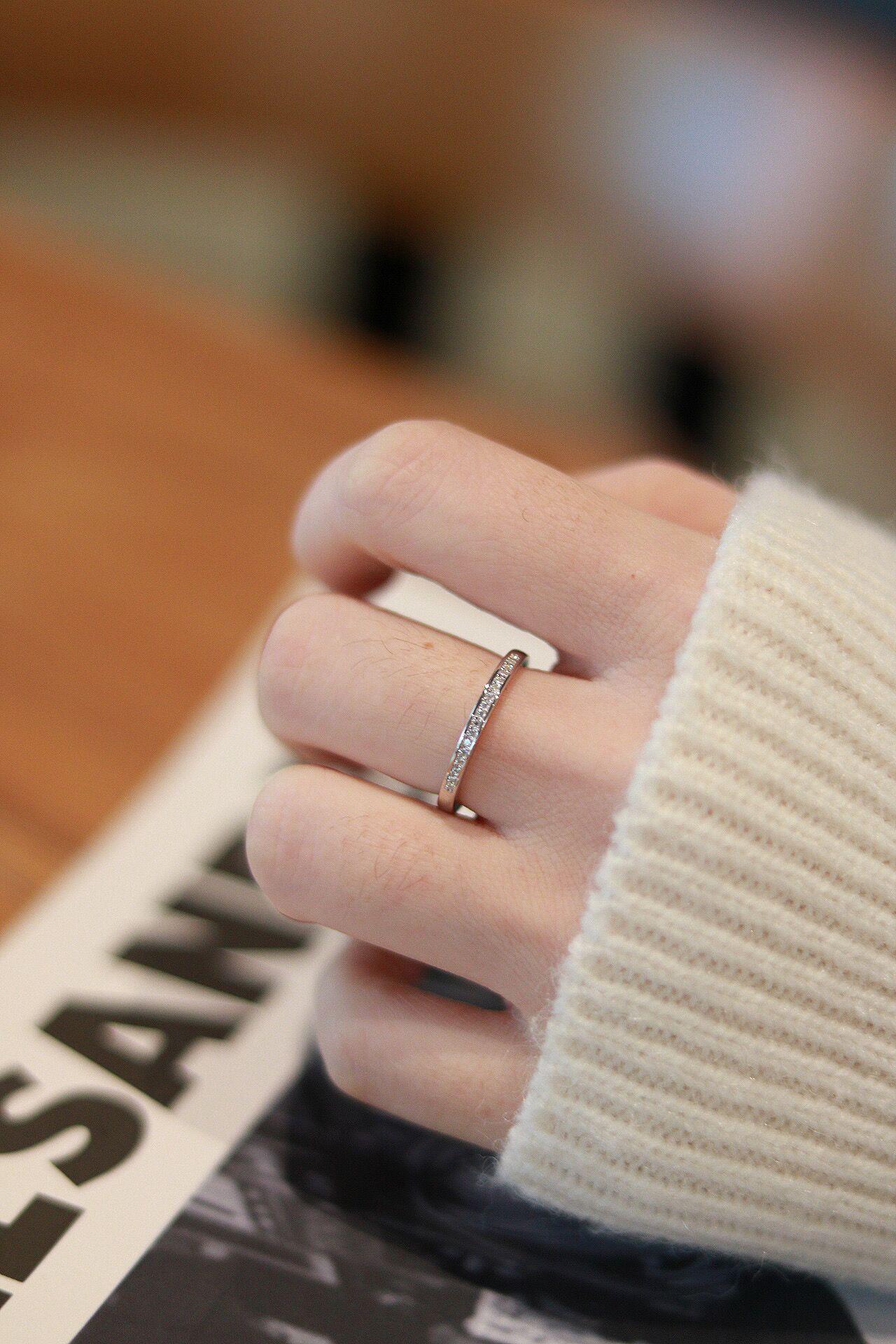 【#212 Great for Matching】ONE Band Synthetic Moissanite Wedding Band, Wedding Rings for Women, D Color VVS1 925 Sterling Silver Rings Eternity Stackable Engagement Ring Anniversary Band Size 4.5-10