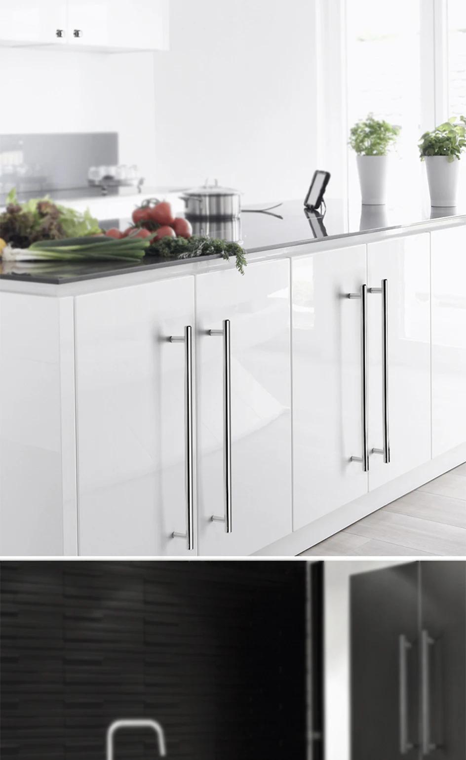 8/16PCS Silver Furniture Handles, Wardrobe Door Handles, Stainless Steel Drawer Handles, T-Bar Strip Kitchen Cabinet Closet Knobs