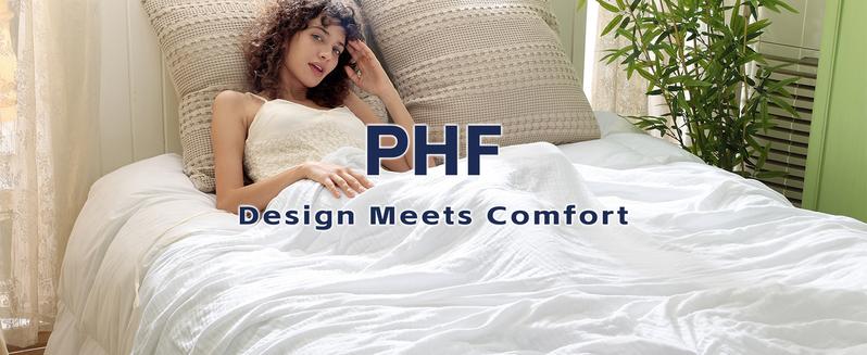 PHF Cooling Muslin King Blanket for Hot Sleepers, 60% Rayon Derived from Bamboo, 40% Cotton for Summer, 4-Layer Breathable Lightweight Gauze Blanket for Bed Couch
