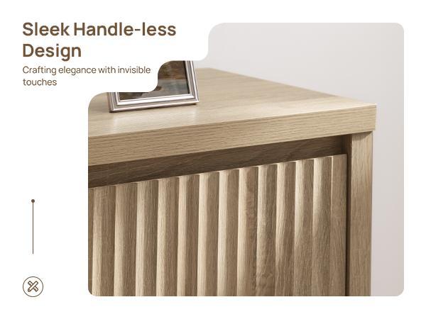 SICOTAS Fluted Night Stand Set of 2, Farmhouse Bedside Tables with Drawer and Open Shelf – Boho Bedroom Nightstands for Storage, Large End Tables with Vintage Design, Sturdy Engineered Wood Accent Furniture for Home Decor SICOTAS Fluted Night Stand Set of 2, Farmhouse Bedside Tables with Drawer and Open Shelf – Boho Bedroom Nightstands for Storage, Large End Tables with Vintage Design, Sturdy Engineered Wood Accent Furniture for Home Decor