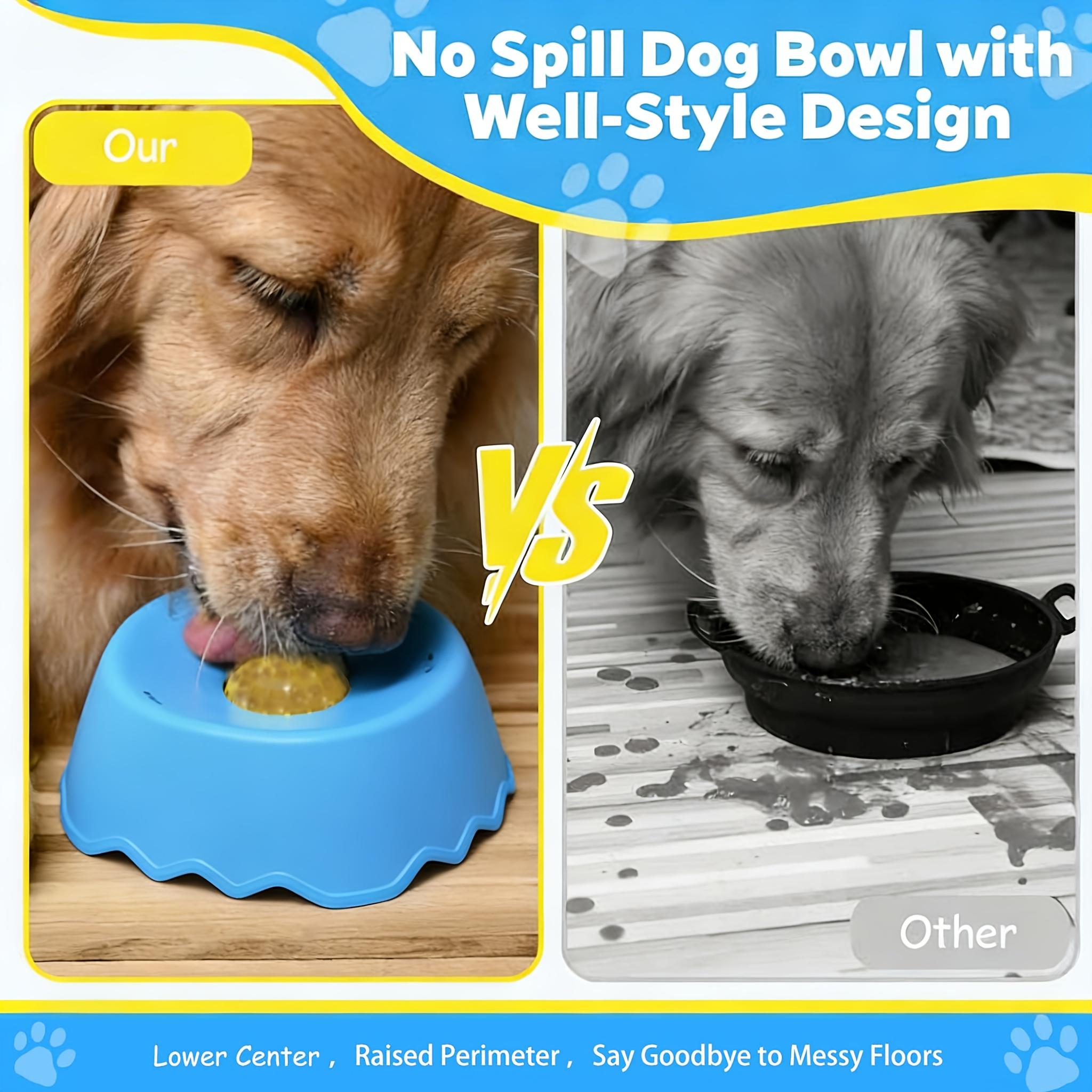 Pet non-slip fun ball slow feeder bowl, suitable for both cats and dogs, a fun and interactive feeding tool.