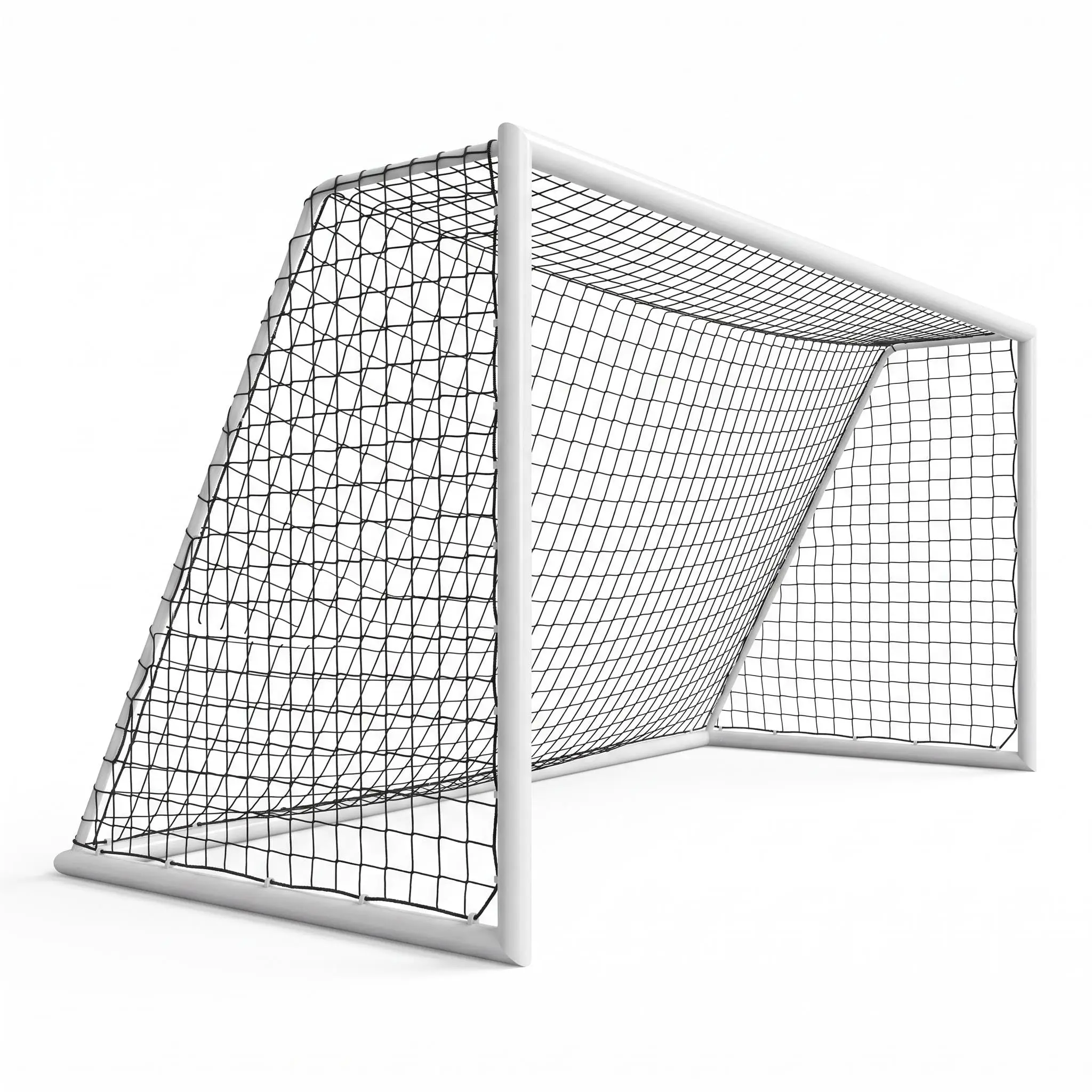 8 x 6 FT Heavy-Duty Galvanized Steel Soccer Goal for Backyard - Portable Outdoor Youth & Adult Training Net with Bullseye Objective - Weatherproof Metal Frame Includes Carry Bag & Cones