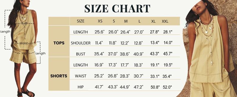 UANEO Womens 2 Piece Outfits Sleeveless Matching Sets A Line Tank Tops Contrast Stitching High Waist Shorts with Pockets #TikTokShopBacktoSchool