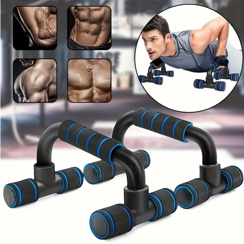 1 Pair of Ergonomic Push Up Bars - Soft Cushioned Foam Grip, Sturdy Design for Men and Women - Home Gym Fitness Exercise Equipment for Effective Chest