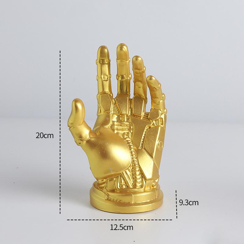 Cyberpunk Mechanical Hand Game Controller Stand, Ring Bracelet Holder, Photo Background Decor, Xbox Switch Console Accessory