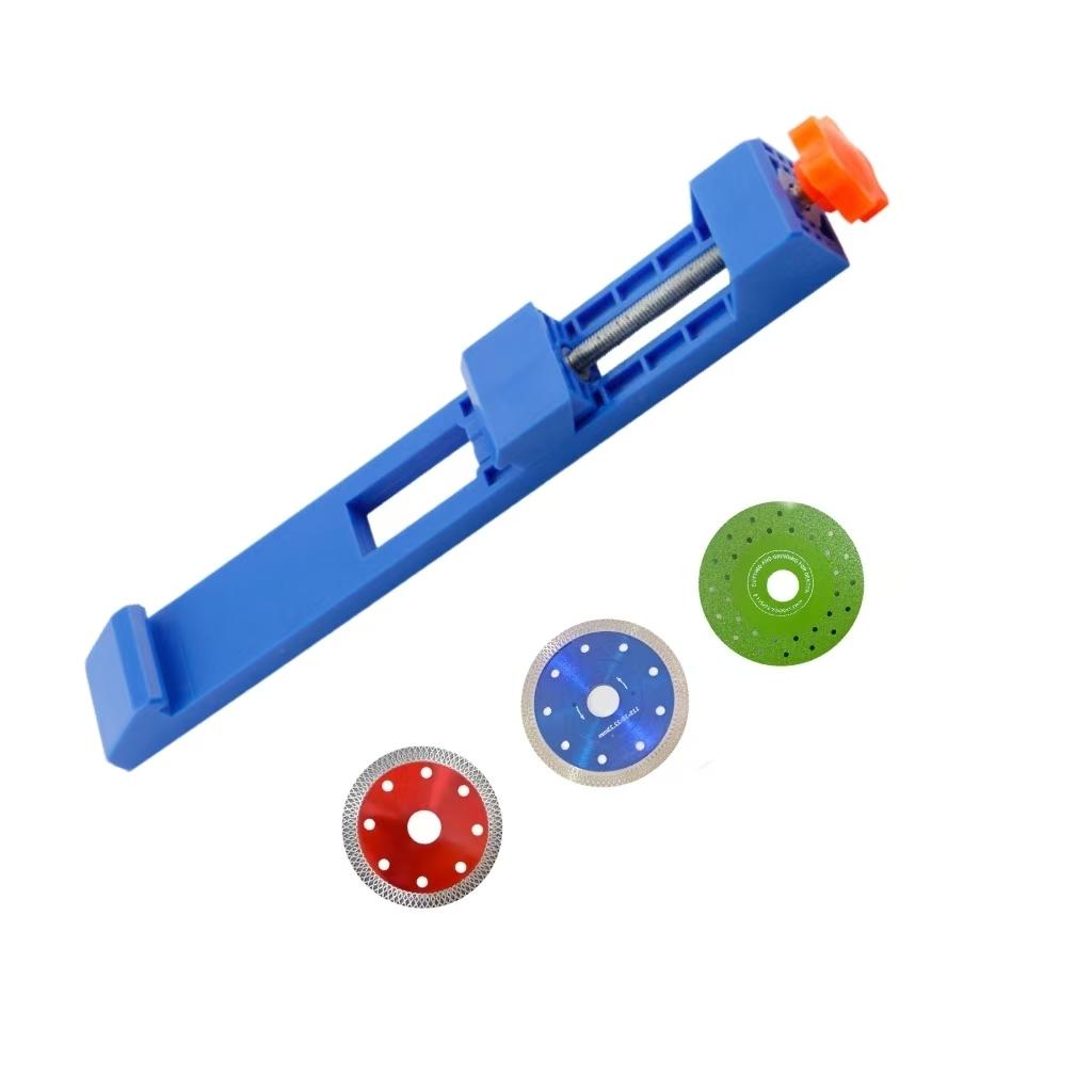 Adjustable Cutting Machine Base + Three Saw Blades, Precision Wood Cutting Guide, New Electric Circular Saw Milling Clamp