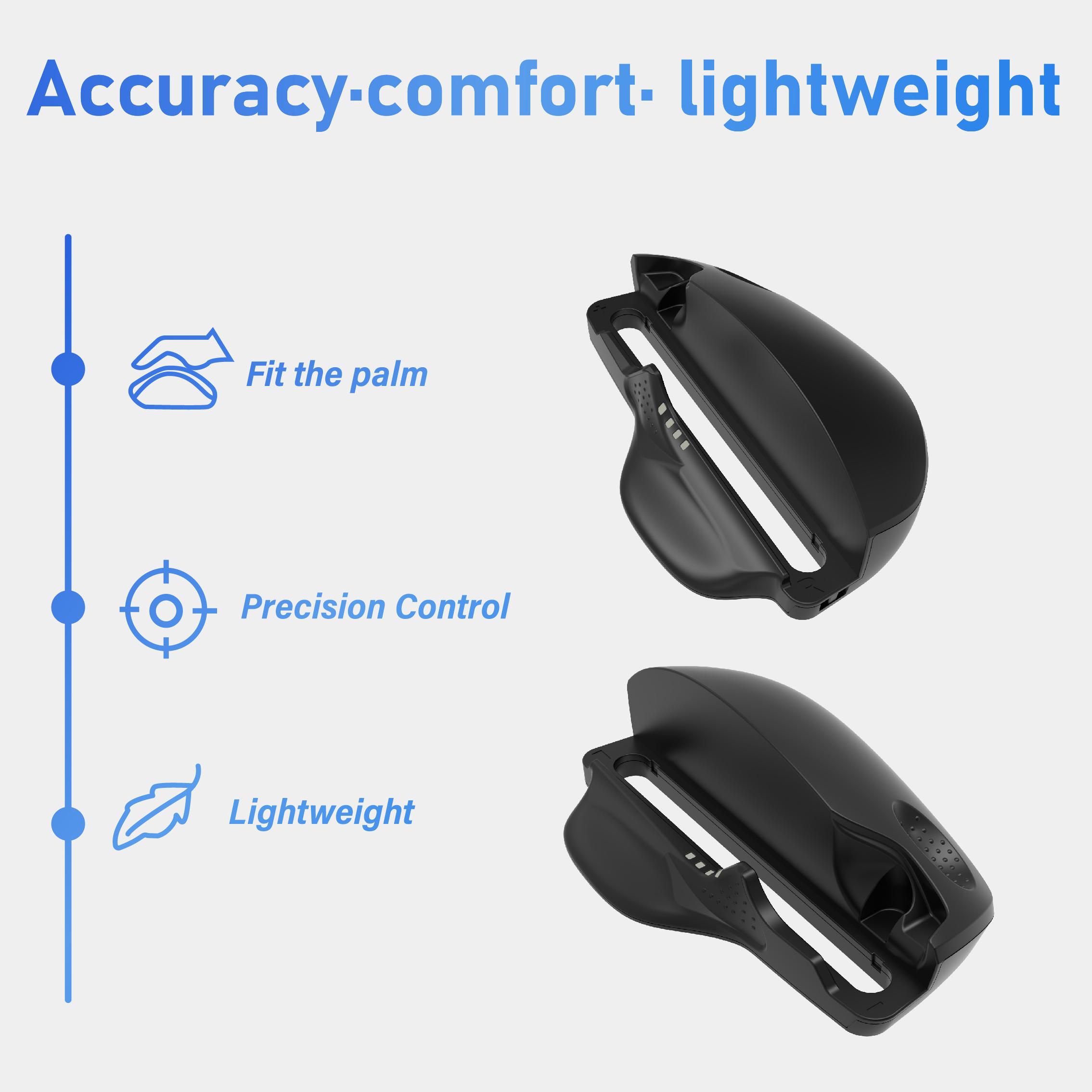 For Switch2 Controller Mouse Style Grip for Precise Aiming, Ergonomic Non-Slip Design, Portable Gaming Accessory