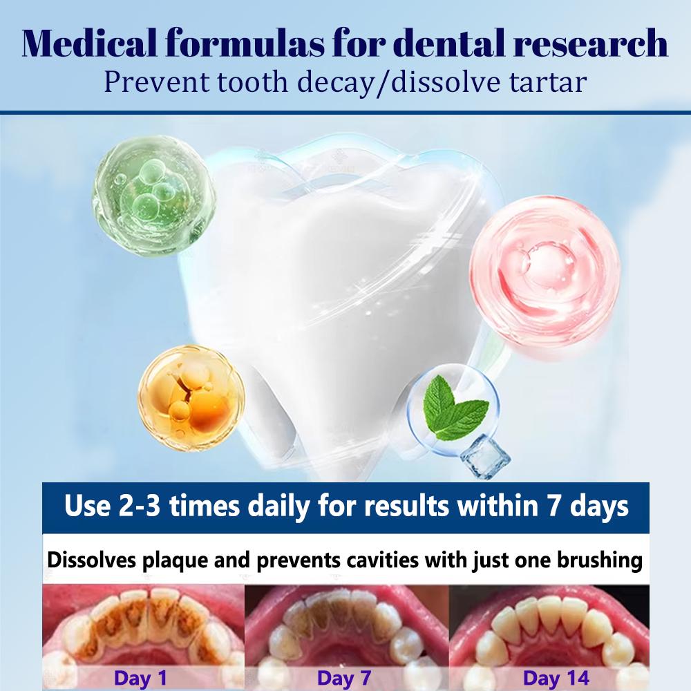 Sensitive Teeth Cavity Protection Toothpaste, Extra Strength Enamel Support, Professional Anti-Decay Formula, Soothing Mint for Fresh Breath & Gum Health, Daily Defense.