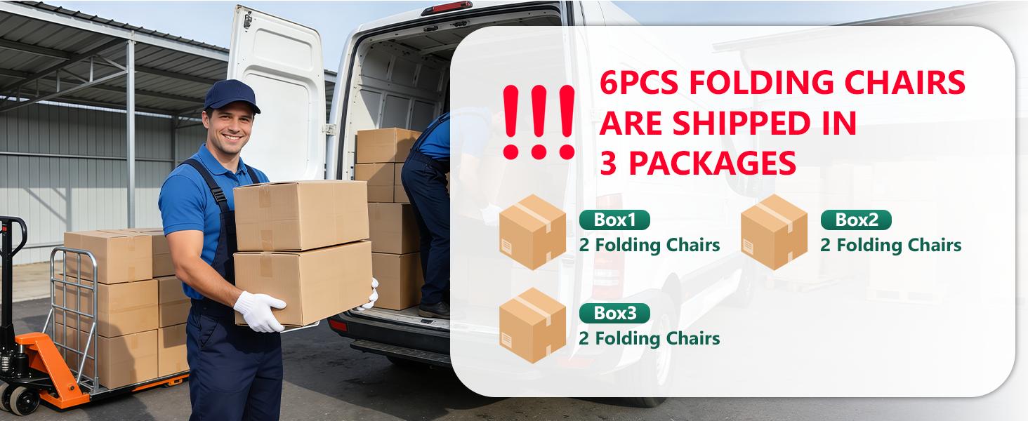 Folding Chair Pack, White Plastic No Assembly Required Folding Chairs with Non-Slip Feet, Foldable Chair Set for Camping, Parties, Weddings, Events