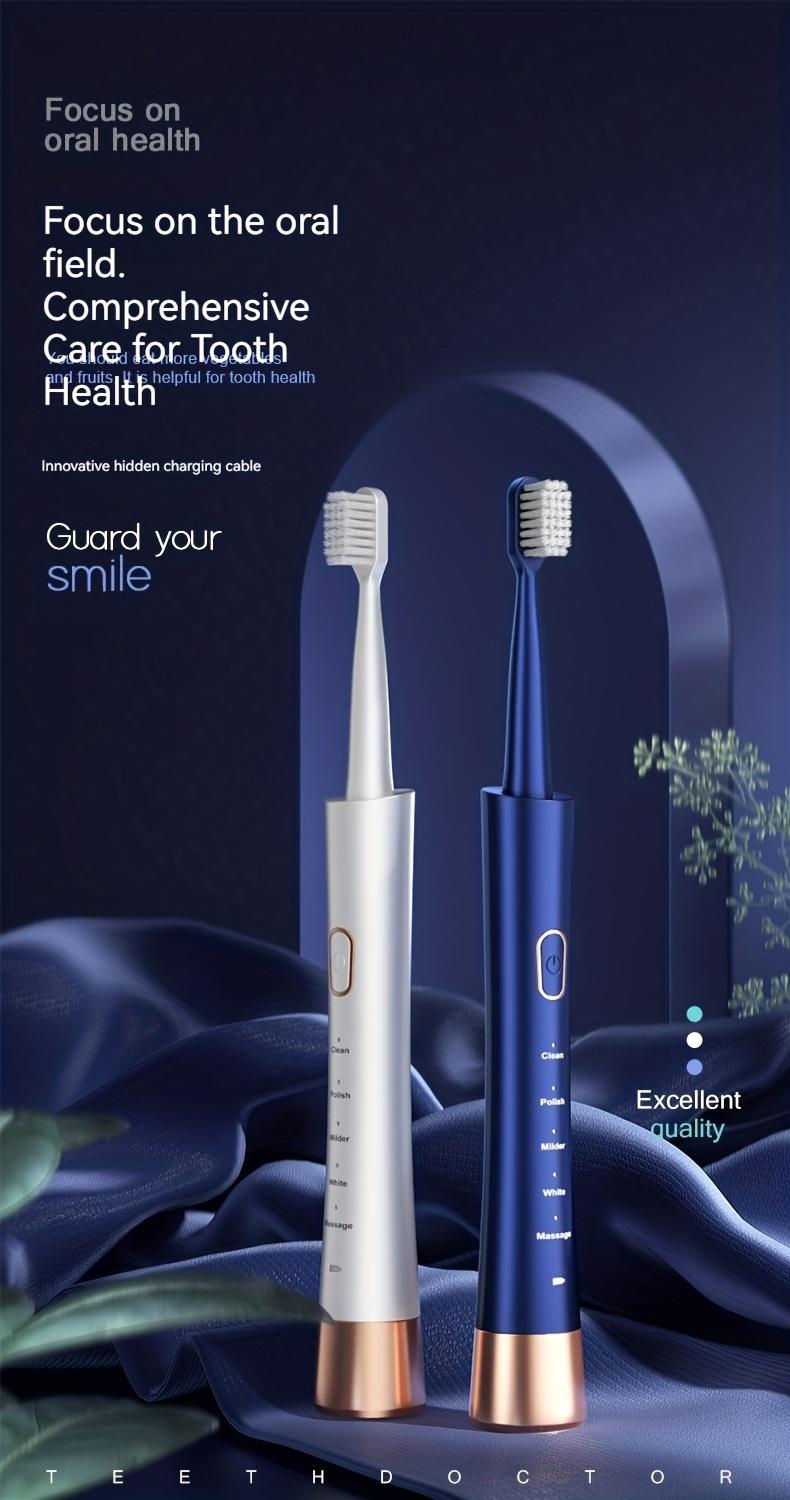 Adult Sonic Electric Toothbrush, High-Efficiency Cleaning, Gentle on Gums, Easy to Use, Ideal for Daily Oral Care
