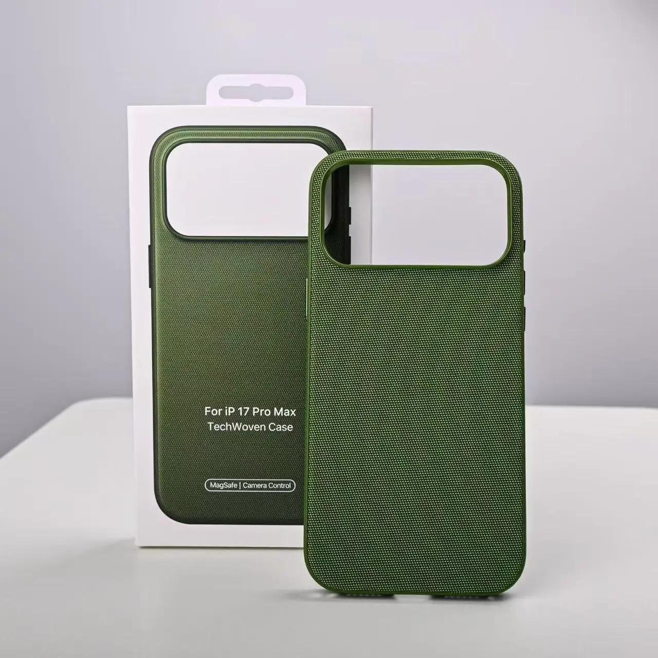 iPhone 17 Pro Max Techwoven Case, High-Quality Magsafe Wireless Charging Compatible, Protective Phone Cover for 17 Pro Max