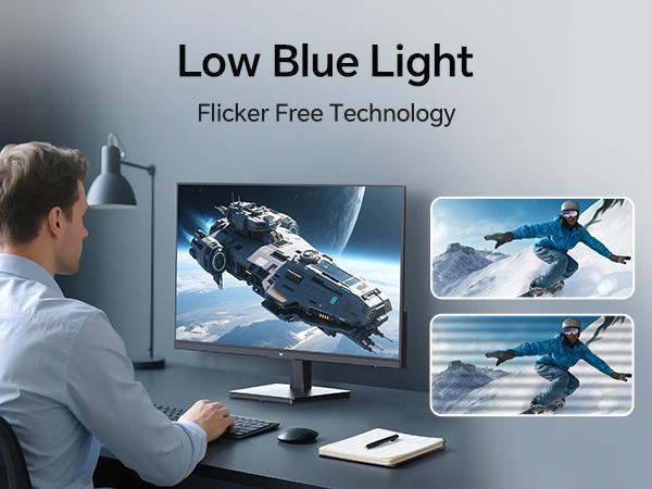 KTC 27 Inch 2K QHD 100Hz IPS Panel Computer Monitor, Overclocked to 120Hz PC Monitor, 2K 2560*1440P PC Gaming Monitor for Home Office, Adaptive-Sync Support, HDR10, Tilt Adjustable, H27D9