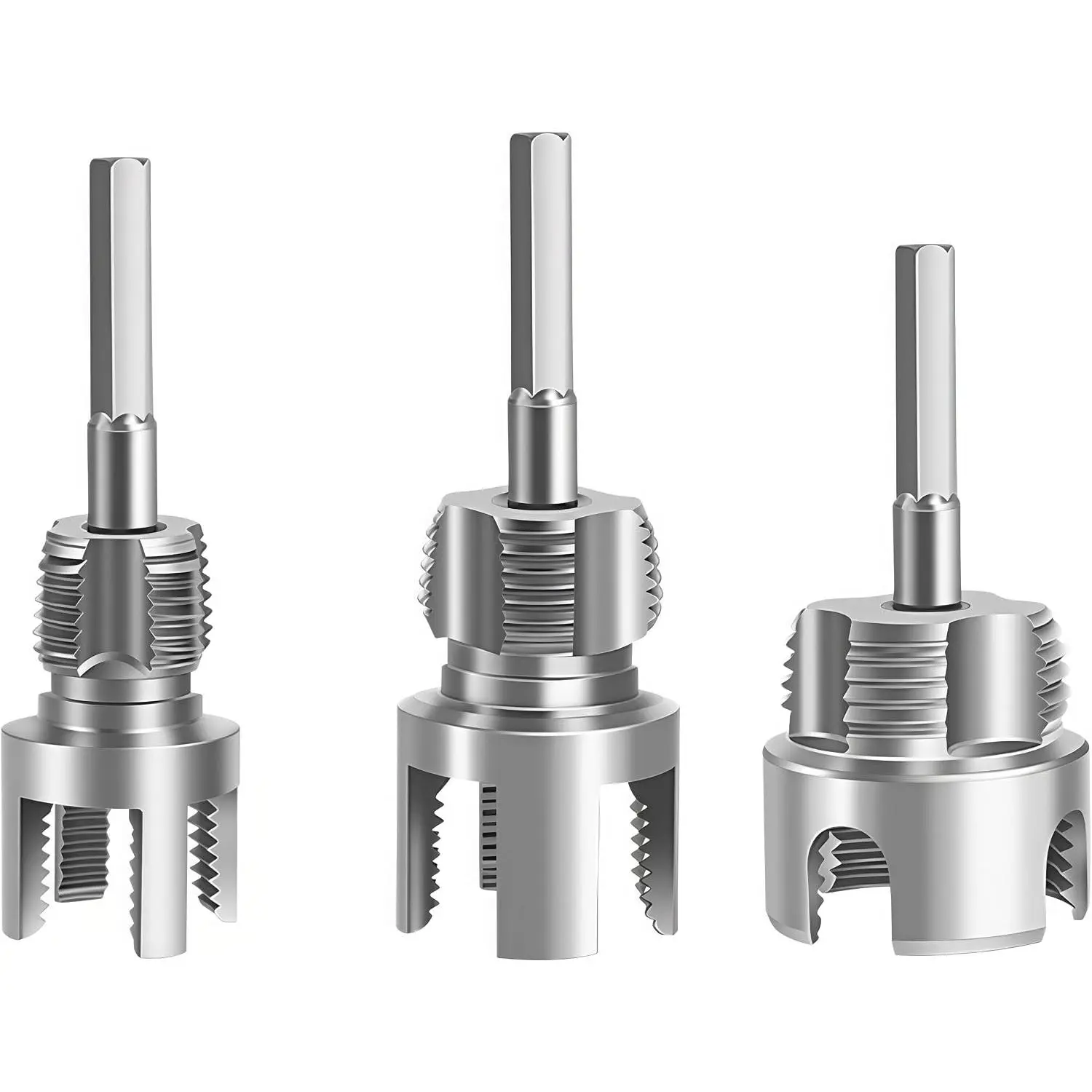 PVC Pipe Thread  Tool, 1/2" 3/4" 1" 3 count
