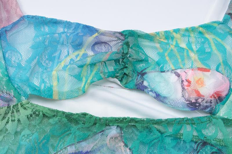 Sexy Mesh Print Sheer Sleeveless Dress Women's 2025 Summer Vacation Holiday New V Neck Bodycon Slim Casual Elegant Dress for Party Club Maxi Dresses