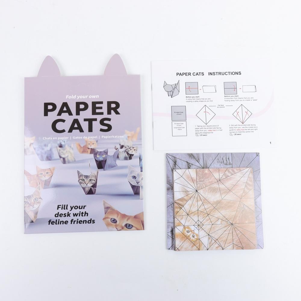 DIY Paper Cat Kit, Cute Foldable Cat Model, Fun 3D Paper Dog and Cat Sculpture, Animal Paper Art Set, DIY Craft Gift for Teens and Adults DIY Paper Cat Kit, Cute Foldable Cat Model, Fun 3D Paper Dog and Cat Sculpture, Animal Paper Art Set, DIY Craft Gift for Teens and Adults