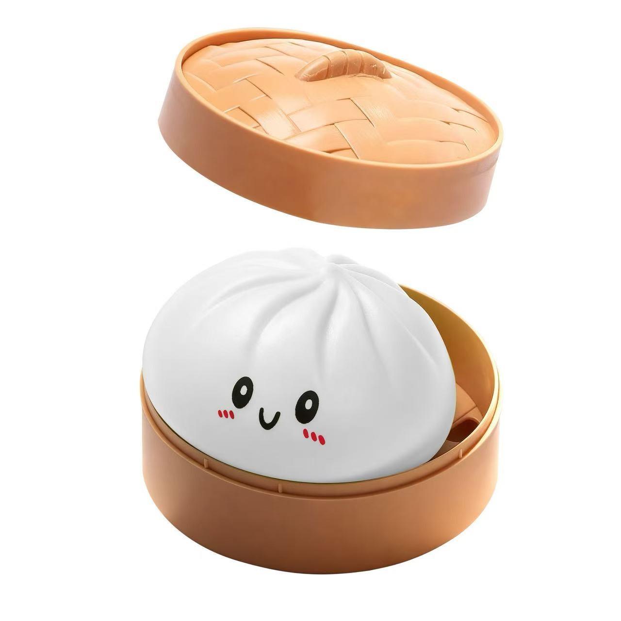 Soft Dumpling Stress Relief Toy, Squishies, Stress Ball, Portable Non-Sticky Dough, Squeeze and Bounce Fun, Relaxing Hand Therapy, Relaxation, Model Xinghao Da-Fp-H1