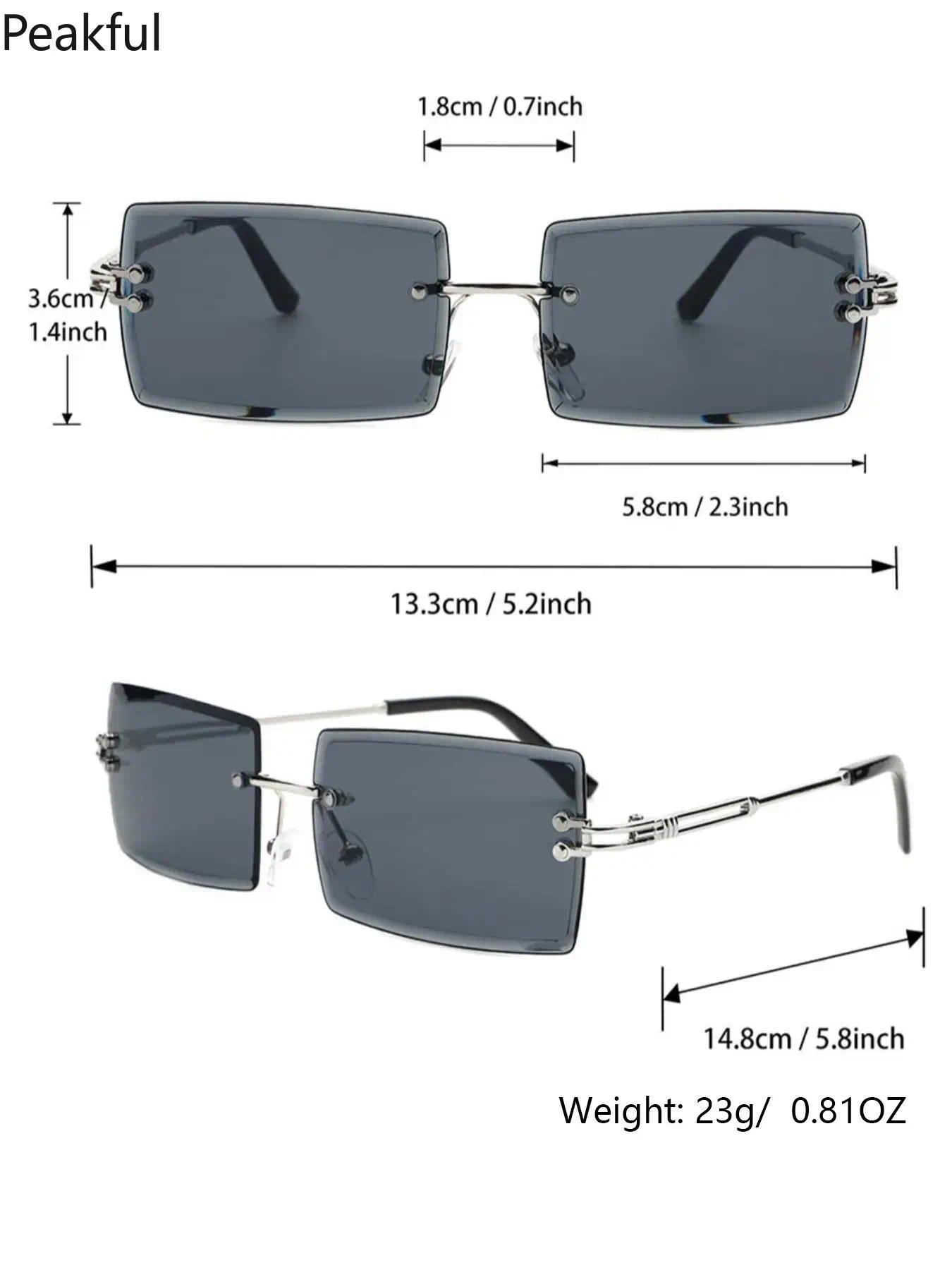 Unisex Fashion Square Decorative Eyeglasses, Vintage Simple Multicolor Eyeglasses for Outdoor Activities