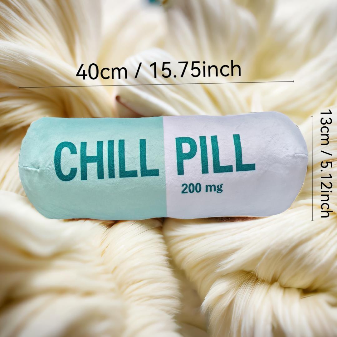 1pc Decorative Pillow, 40cm Capsule Shape Print Cushion, Living Room Bedroom Sofa Home Decoration, Bedding, Nurse Birthday Gift