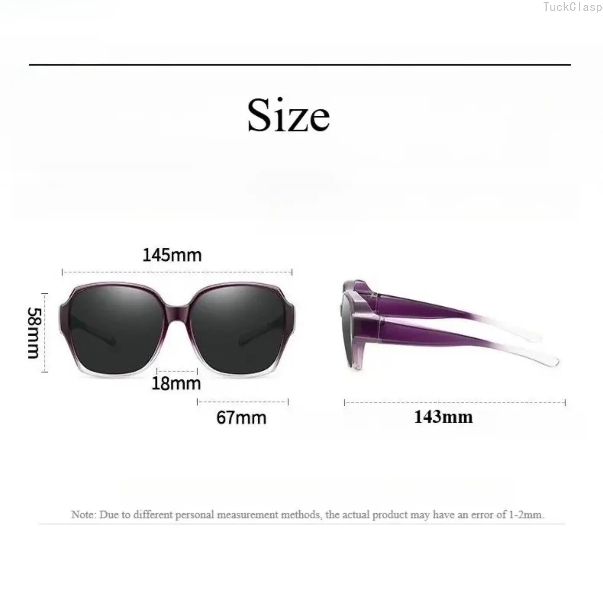 2026 NEW Trendy Oversized Fit Over Sunglasses – Polarized UV400 Anti-Glare Shades, Bold Geometric Frame Lightweight Flexible Design for Men & Women, Wear Over Prescription Glasses for Driving, Outdoor & Daily Use