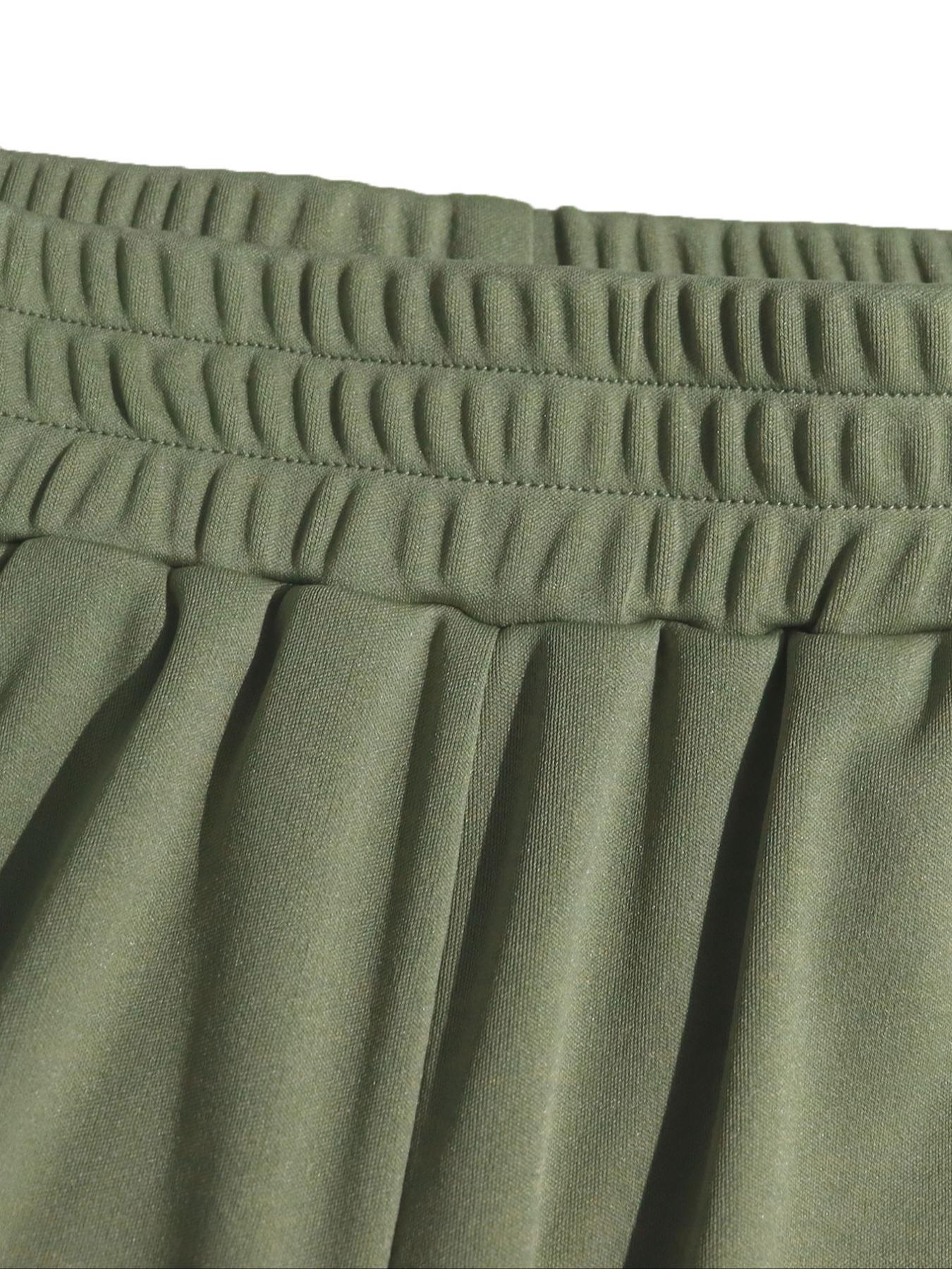 Women's Zipper Jacket & Striped Wide-Leg Pants Set, Fitted Streetwear & Casual, Two-Piece Suit for Daily Wear, Airport Outfit