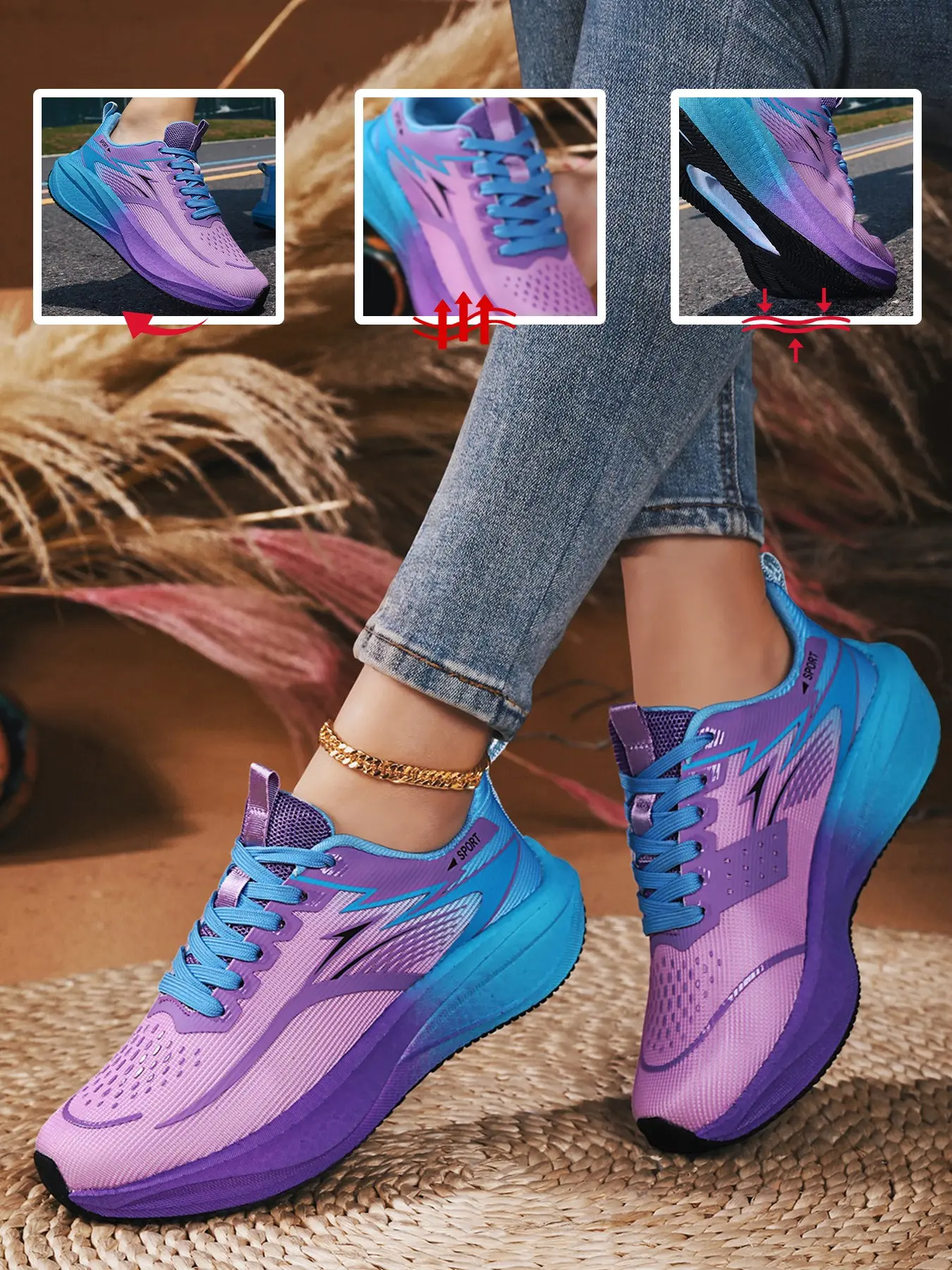 Blue & Purple