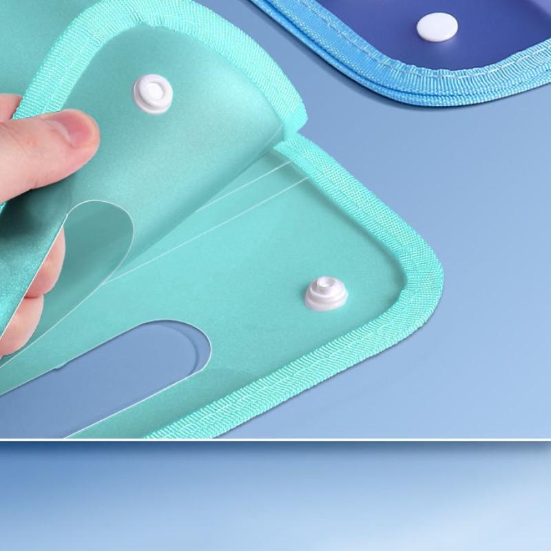 2 Piece Set A4 Student Folder, Multi-Layer File Bag, Large Capacity Exam Organizer, Office Document Storage, Archival Pouch