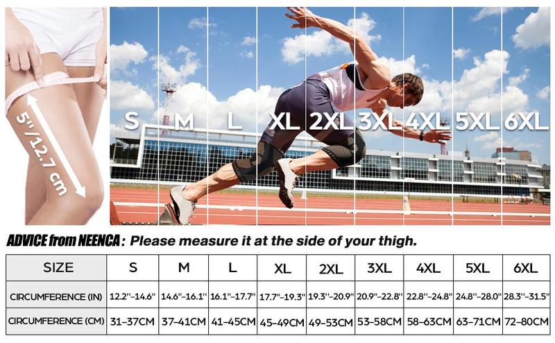 【Christmas】NEENCA Sports Knee Sleeve for Runner, Workout, Gym, Basketball, Volleyball, Hiking Spicy Dill knee pain Breathable Sponge Knee Pads Tool volleyball tool basketball gear Compression Leg Leg Protector Knee brace Patellar Belt Patellabands