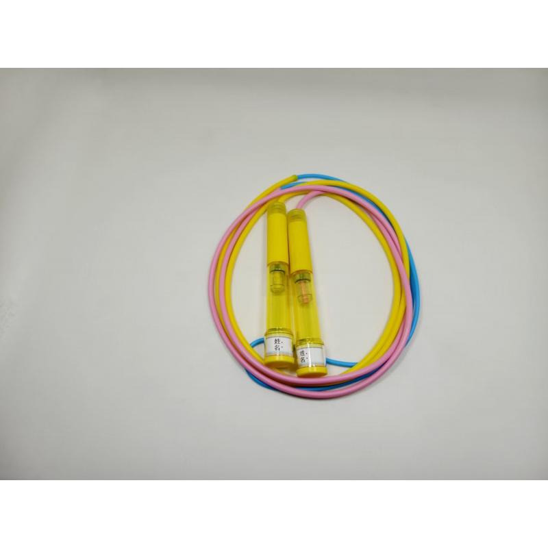 Factory Direct Kids Jump Rope Double Bearing Transparent for Preschoolers Beginners Students PE Test Speed Training
