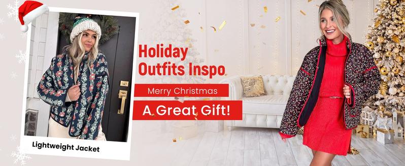 UANEO Women's Vintage Y2K Cropped Floral Quilted Jacket Printed Casual Lightweight Open Front Padded Puffer Coat | TikTokShopBlackFriday Christmas