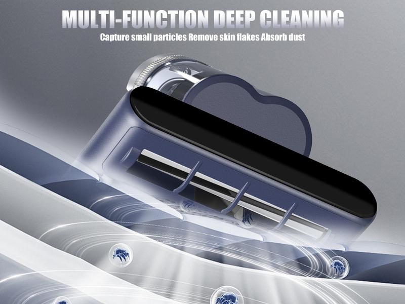 Teant Mattress Vacuum Cleaner for Dust Mites Removal, 16Kpa Powerful Suction, UV-C Light & 149°F Hot Air Sterilization, with Aroma Tablet & LED Display, Double-Cup Handheld Vacuum with HEPA Filter for Bed Couch SofaCarpet steam cleaner Lightweight