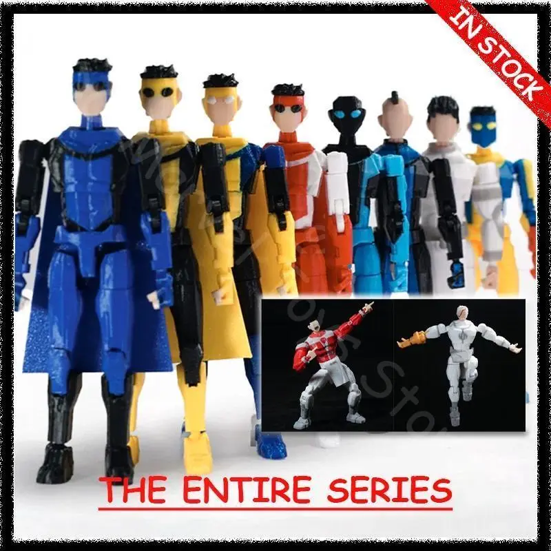 2026 new In Stock 3d Printed Invincible Boy Conquest Omni Man Conquest Thragg Dummy13 T13 Multi-Jointed Movableaction Figure Custom Toy