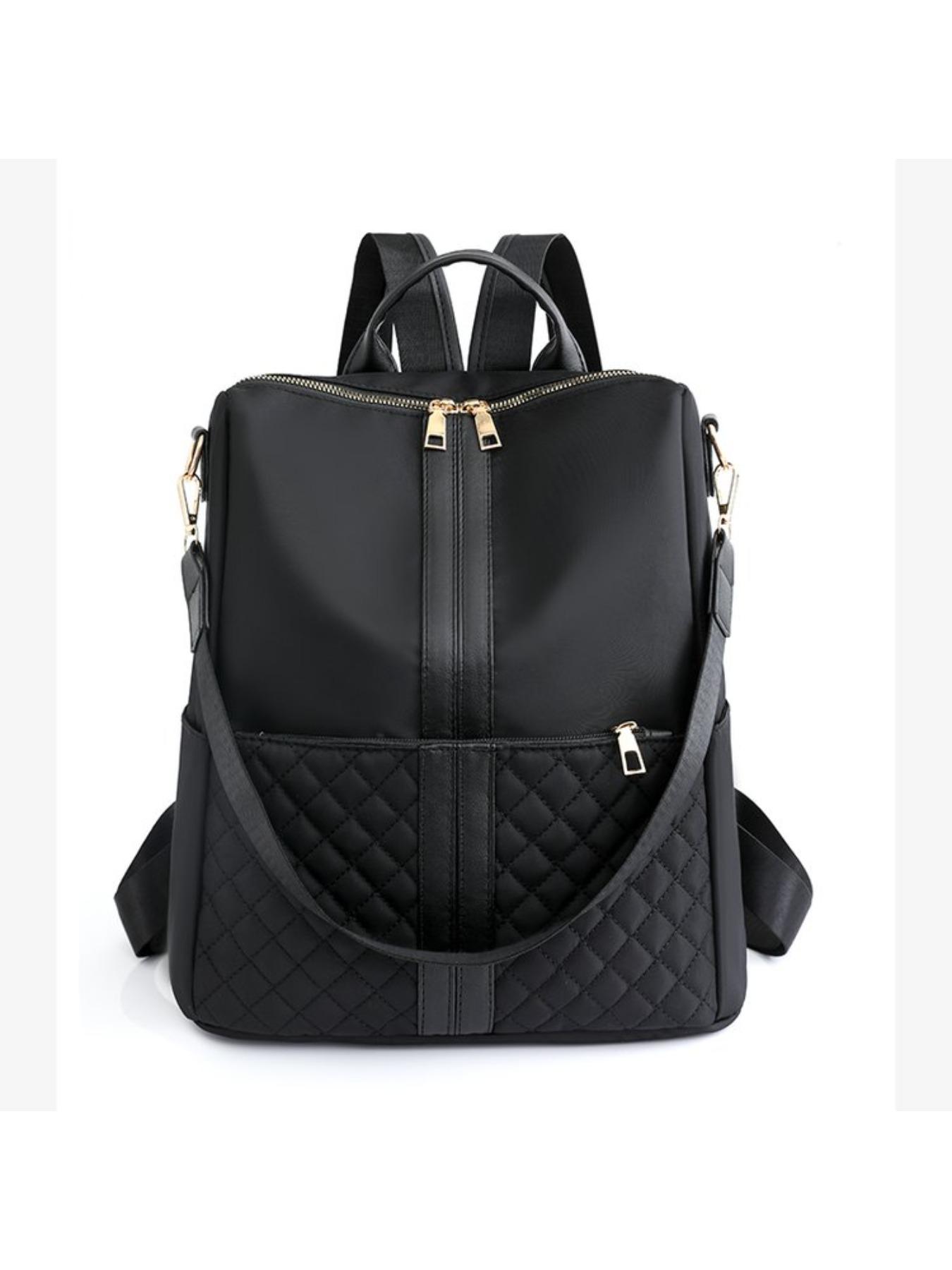 New Light Brown Minimalist Luxury Patchwork Casual Lightweight Backpack Versatile Carry Options for Effortless Style Perfect for Daily Commutes and Light Travel Essential Women's Bag New Light Brown Minimalist Luxury Patchwork Casual Lightweight Backpack Versatile Carry Options for Effortless Style Perfect for Daily Commutes and Light Travel Essential Women's Bag