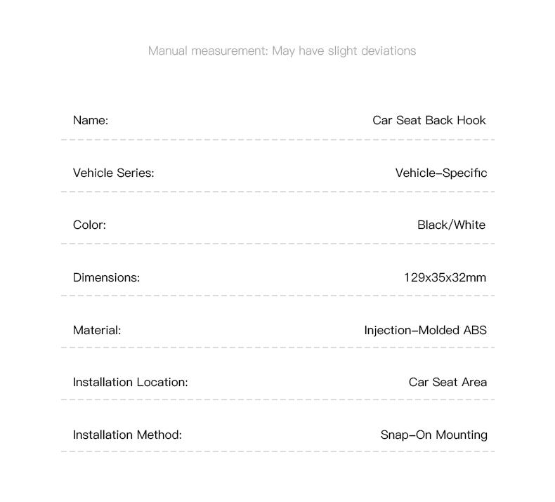 Car Seat Hook Stowing Tidying Phone Holder Hanging Hooks Car Interior Accessories For Acura ADX RDX ZDX Integra NSX MDX TLX CDX ILX RLX TL RL