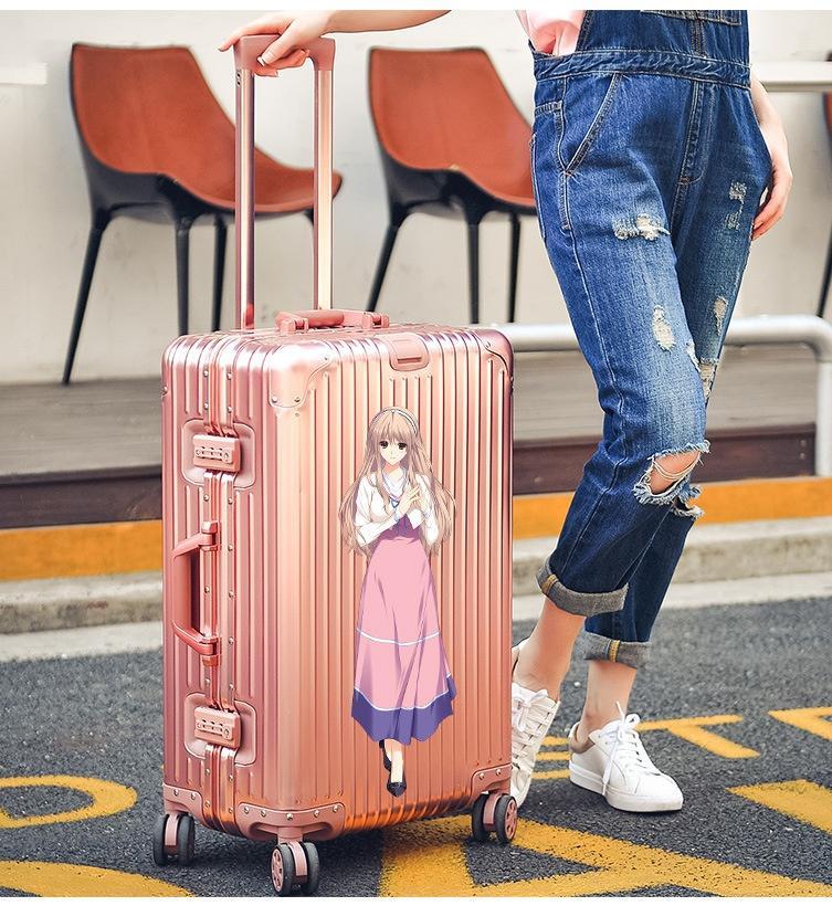 【luxury dupe】Aluminum Magnesium Alloy Suitcase case - Airline Approved Carry-On Trolley Case,Spinner Wheel Hardside Luggage,TSA Lock ,Large Capacity, Waterproof, Durable & Versatile Design Luggage Set Travel Essentials Hard Sided black friday deal