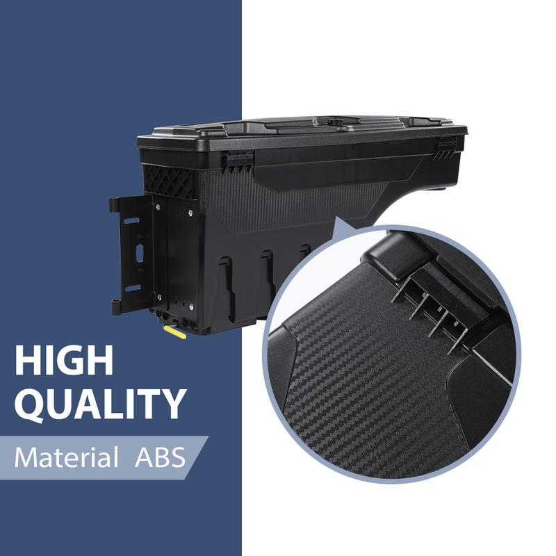 CROSSDESIGN Truck Bed Storage Tool Box Fit For 2019-2021 Dodge Ram 1500 Swing Case Left side&Right side High quality ABS composite material Storage Box CROSSDESIGN Truck Bed Storage Tool Box Fit For 2019-2021 Dodge Ram 1500 Swing Case Left side&Right side High quality ABS composite material Storage Box