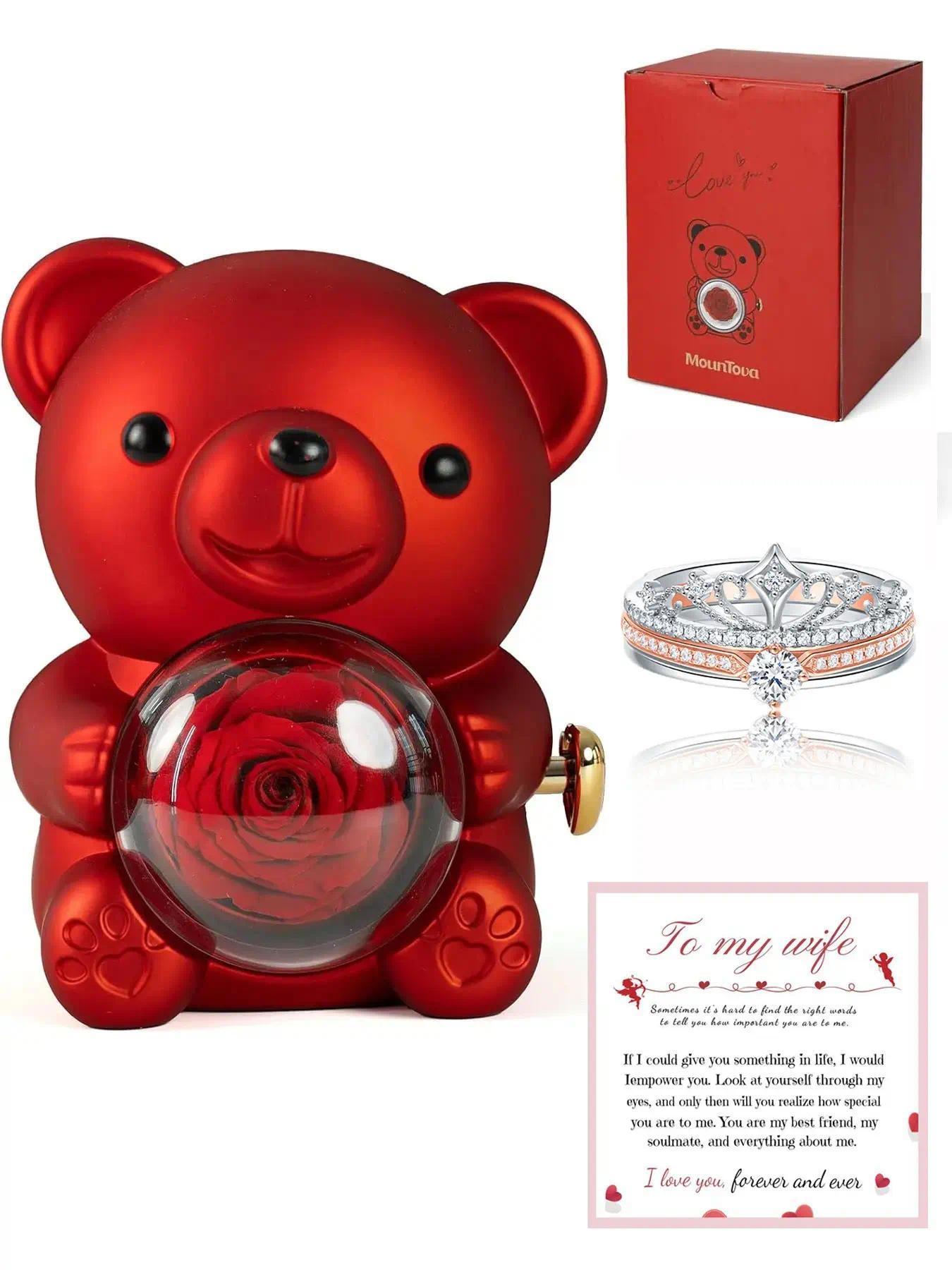 Firework Castle Ring - Princess Sparkling Crown Ring. Double Layer 2-in-1 Adjustable Rose Gold. Luxury versatile engagement ring, delicate jewelry gift for wife, girlfriend, mom. Ideal Mother’s Day & anniversary gift. Elegant, sparkling & daily wearable.