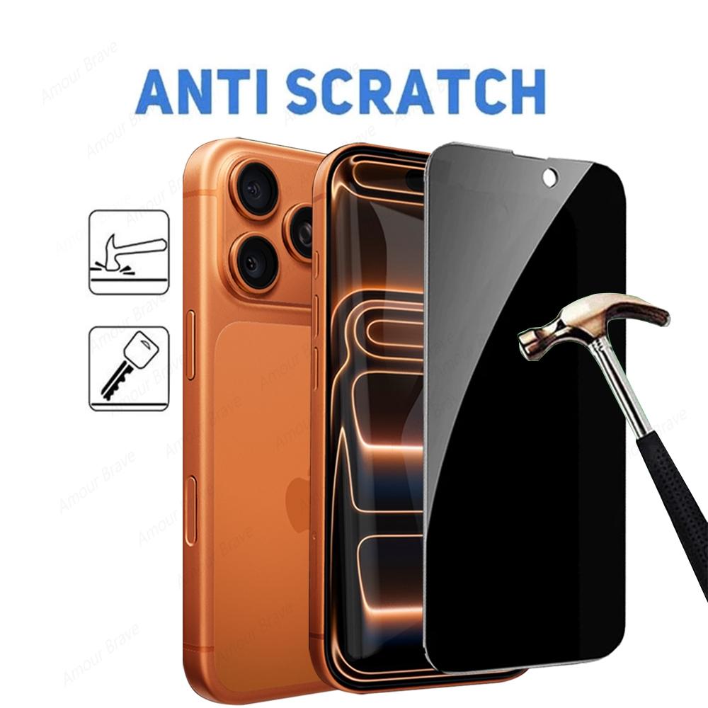 4 Counts Privacy Screen Protector for iPhone 17 Pro Max, Tempered Glass Screen Film for iPhone Air, High-Quality Protective Scratch-Resistant Film for iPhone 17 Protection