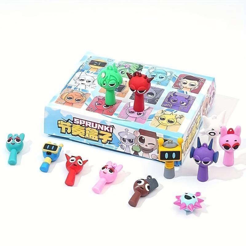12-Pack Rhythm Boxes Sprunki Hole Music Figures, Perfect Holiday Gift ...