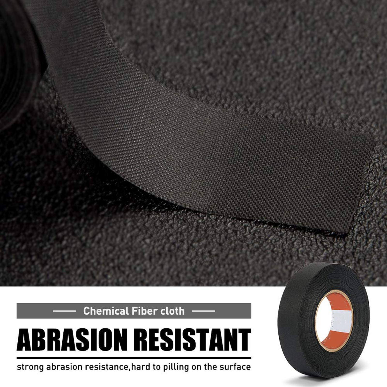 [Buy 1 Get 1]Wire Harness Automotive Cloth Tape,High Temperature Resistance Flame Retardant Waterproof Insulation Tape,Adhesive High Noise Resistance Heat Proof Chemical Fiber Fabric Electrical Tape for Wrapping Wiring Harness,Cable Protective,MirrorZone.