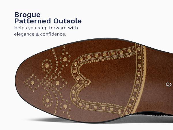 Bruno Marc Men's Sophisticated Wingtip Dress Shoes