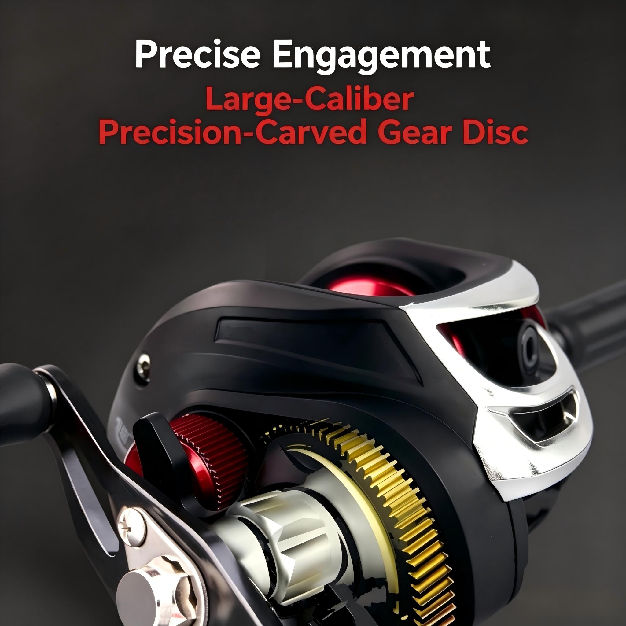 Double Brake Water Drop Reel, Anti-Explosion Line, 7.2 Gear Ratio, Long Cast Lure Reel, Left/right Hand Option, Beginner Lure Fishing Reel, Metal Line Cup, Tackle Supplies