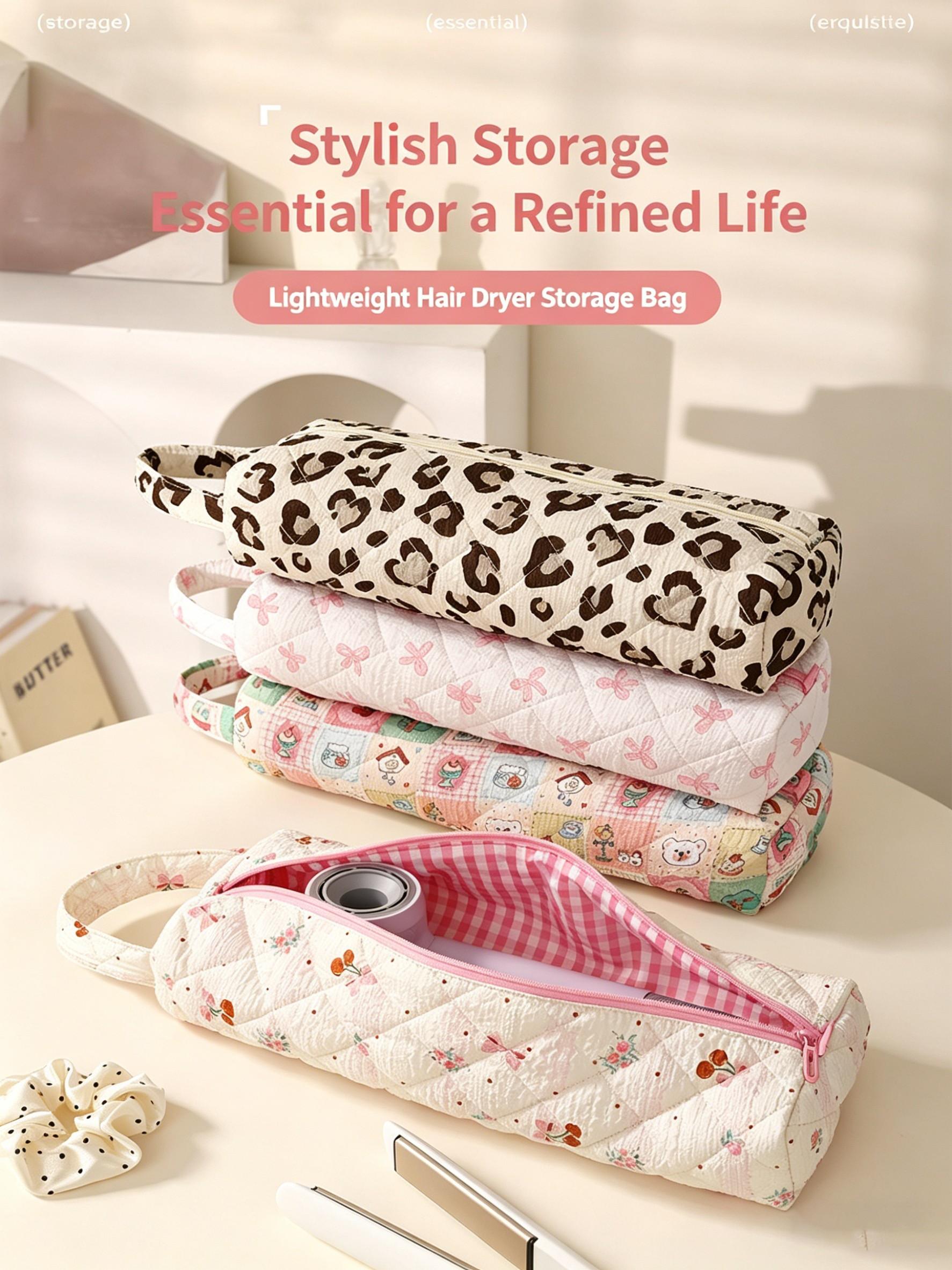 New Hair Dryer Storage Bag, Portable Handheld Curling Iron Case, Suitable for Dyson Leifeng Straightening Comb Protector