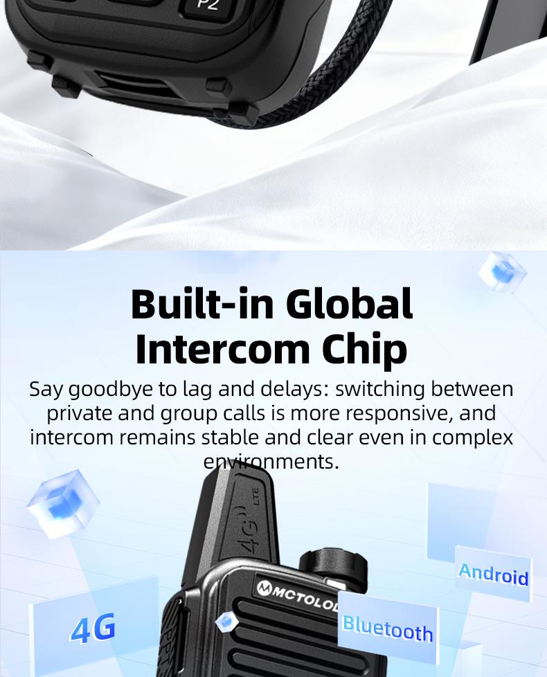 SIM card lifetime free support for 2g4g, Bluetooth WiFi, portable handheld walkie talkie for long-distance communication, suitable for outdoor exploration, fleet travel, two-way walkie talkie SIM card lifetime free support for 2g4g, Bluetooth WiFi, portable handheld walkie talkie for long-distance communication, suitable for outdoor exploration, fleet travel, two-way walkie talkie